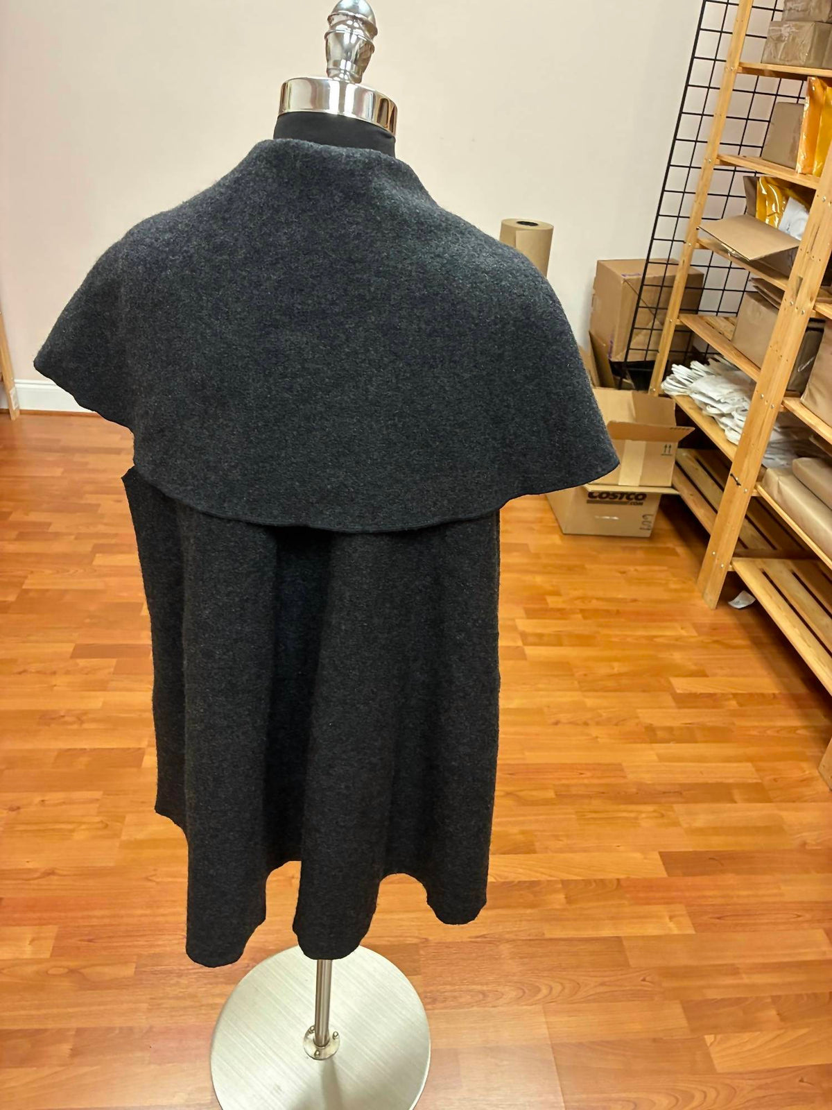 Women's Boiled Wool Cape