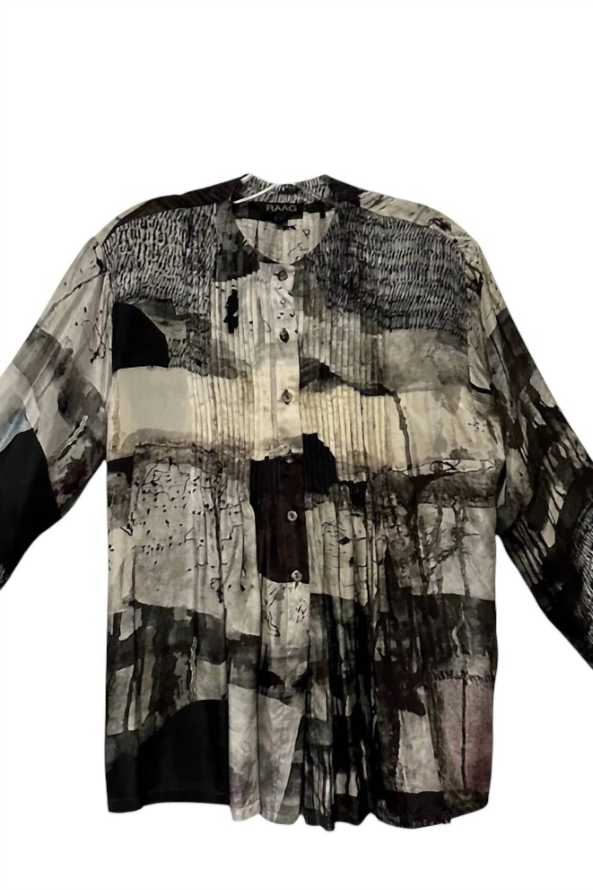 Women's Silk Button Front Blouse