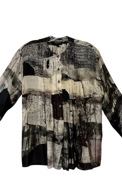 Women's Silk Button Front Blouse