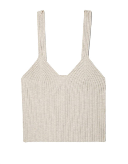 Blended Knit Corset Tank