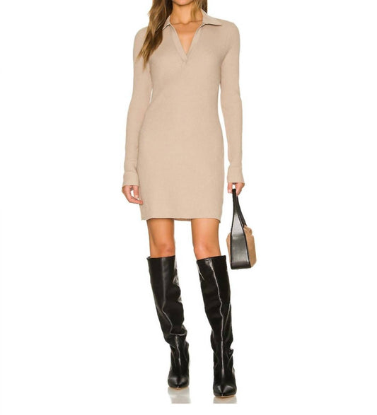 Jumbo Stark Thermal Polo Mini Dress
