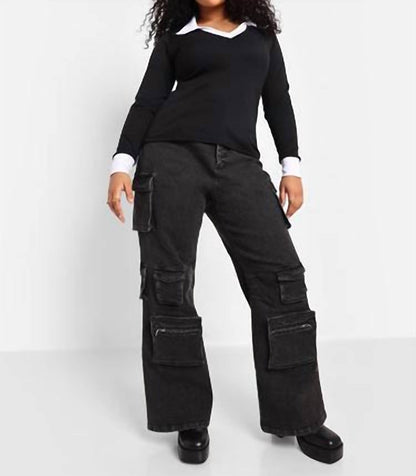 Trudy Contrast Collared Top