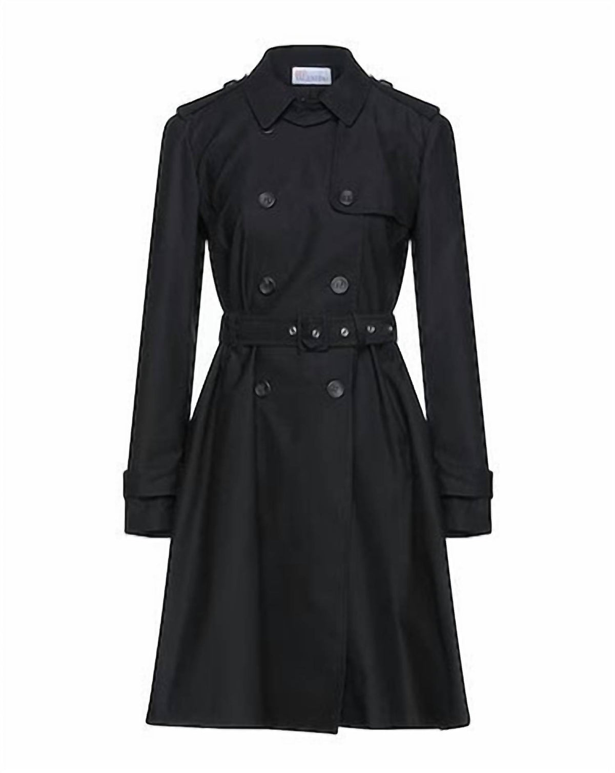 Women's Double Breasted Long Peacoat