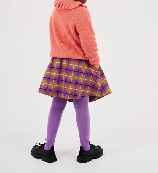 Check Mini Skirt