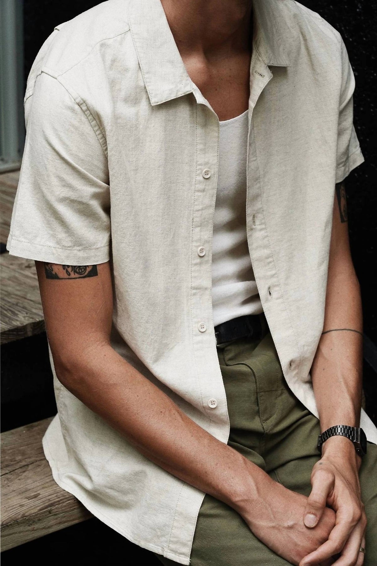 Classic Linen Short Sleeve Shirt