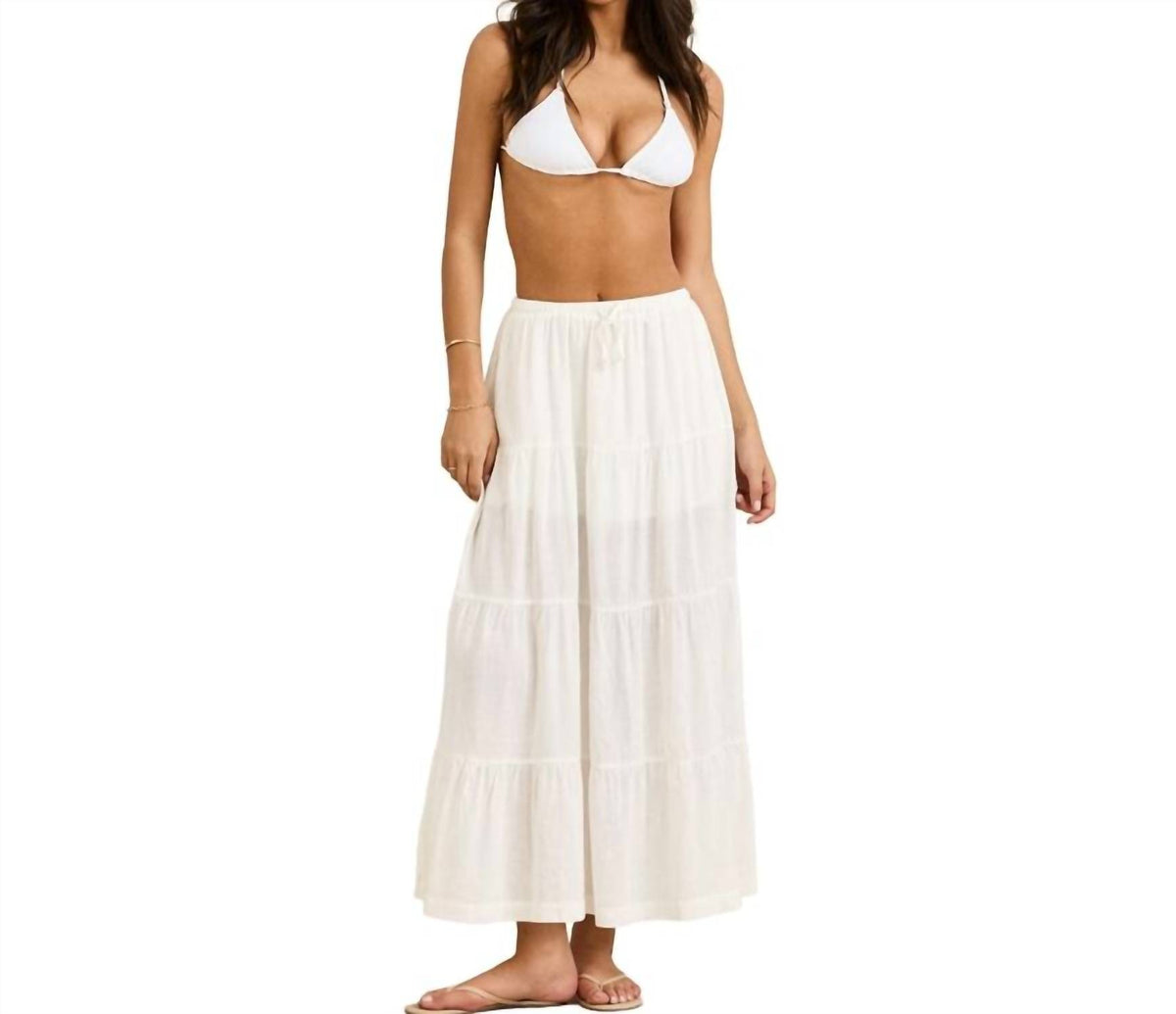 Classic Tiered Maxi Skirt