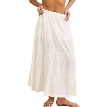 Classic Tiered Maxi Skirt