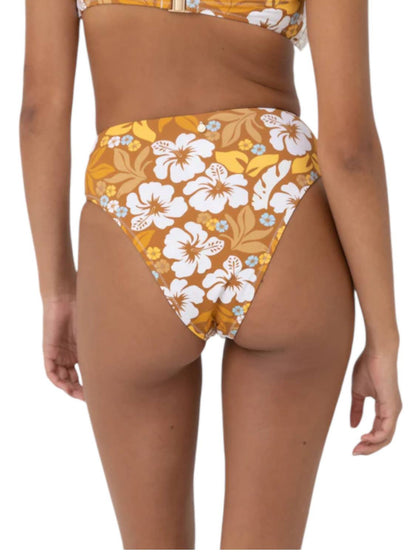 Pacific Floral High Waisted Bikini Bottom
