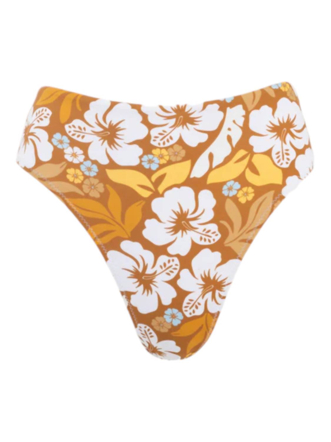 Pacific Floral High Waisted Bikini Bottom