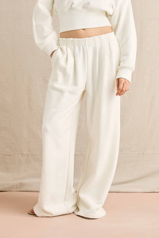 Pleated Track Pant