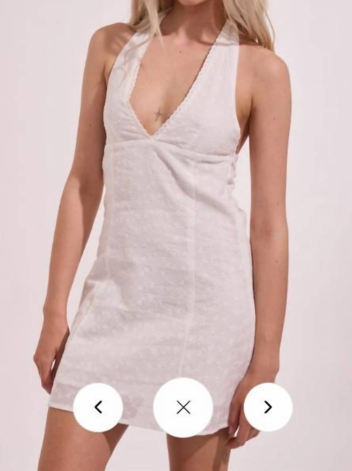 Rosetta Halter Mini Dress