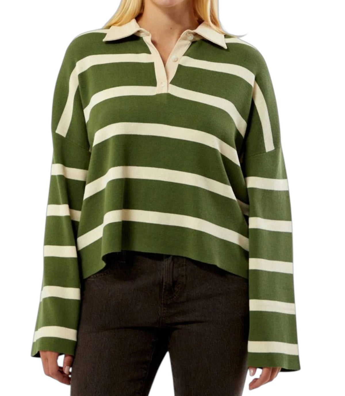 Rugby Polo Knit Sweater