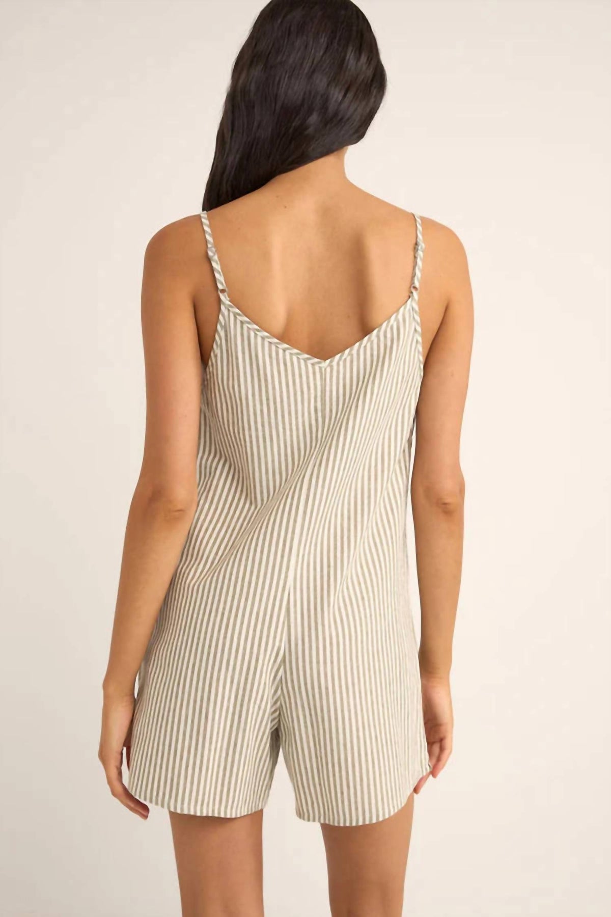 Valley Stripe Adjustable Romper