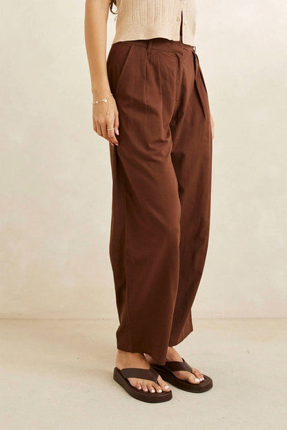 Venice Tailored Linen Pant