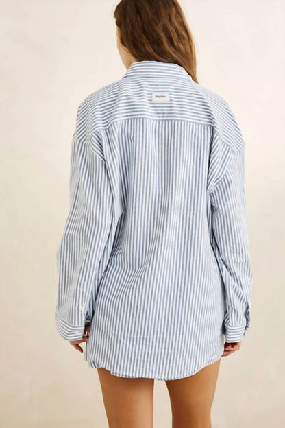 Vista Stripe Oversized Shirt