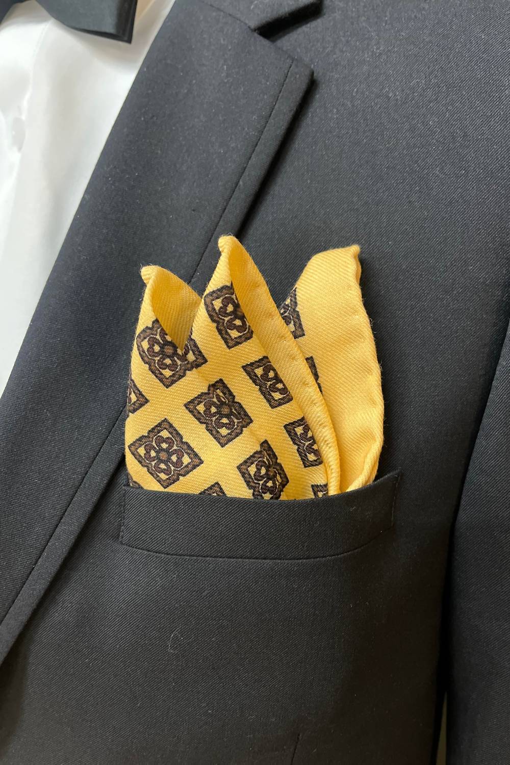 Men's Wheat Silk Pocket Square