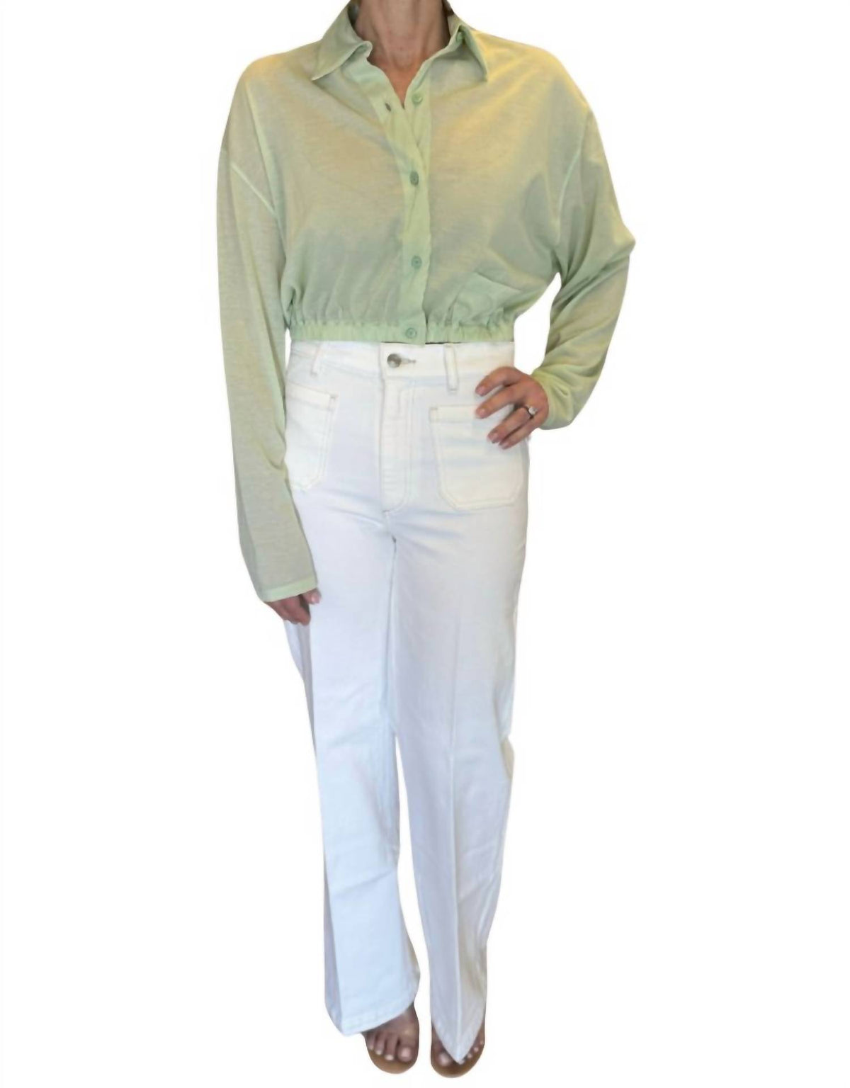 Camica Linfa Cropped Blouse