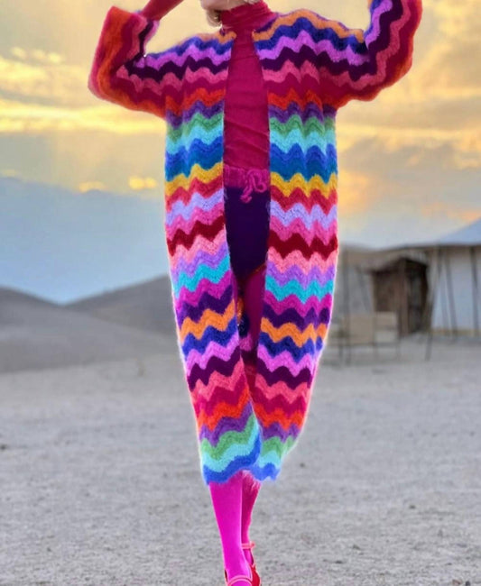 Wave Mohair Coat