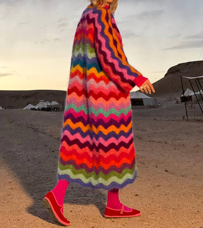 Wave Mohair Coat