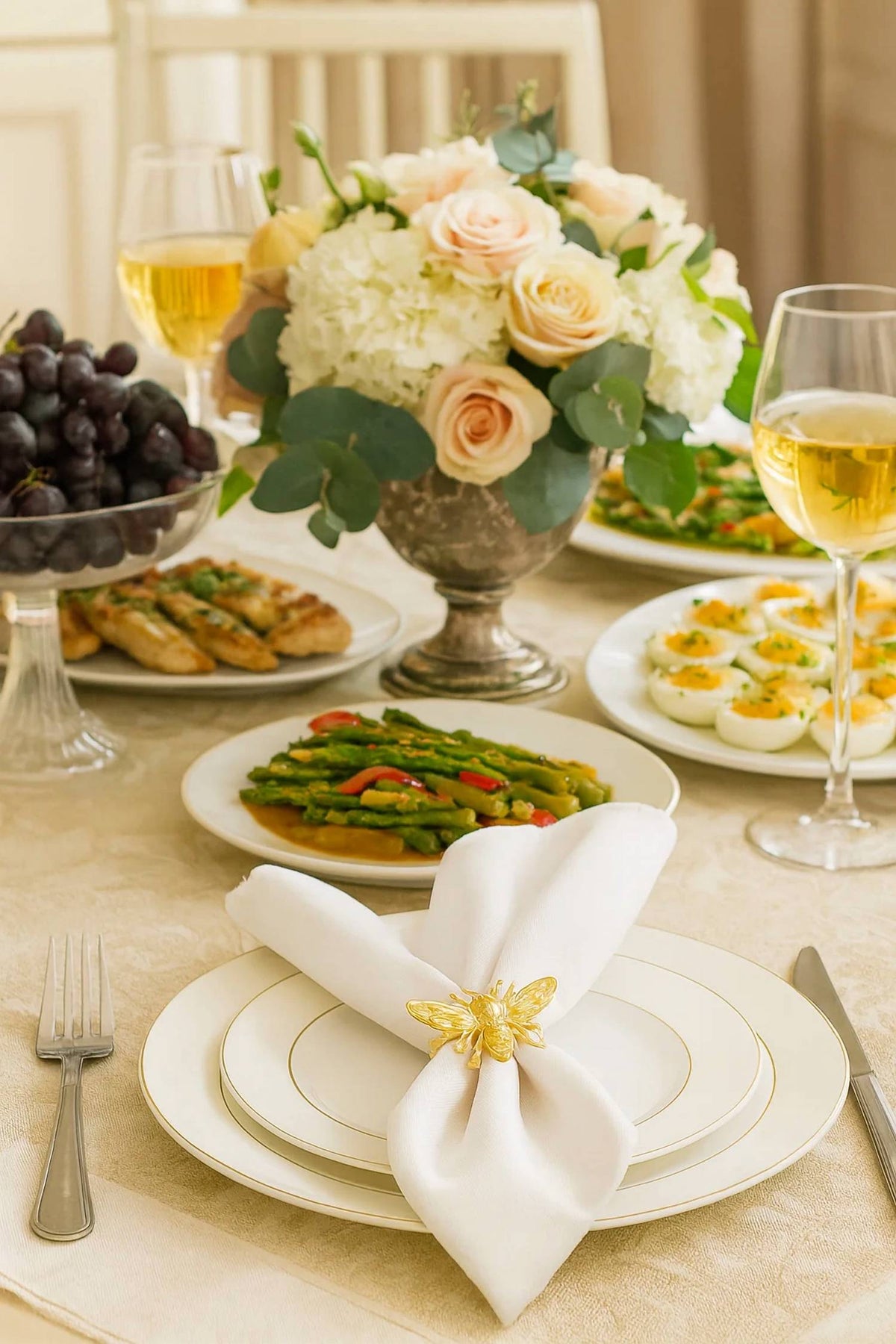 Honey Metal Napkin Ring