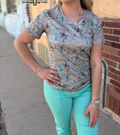 Blooming Desert Western Graphic Tee