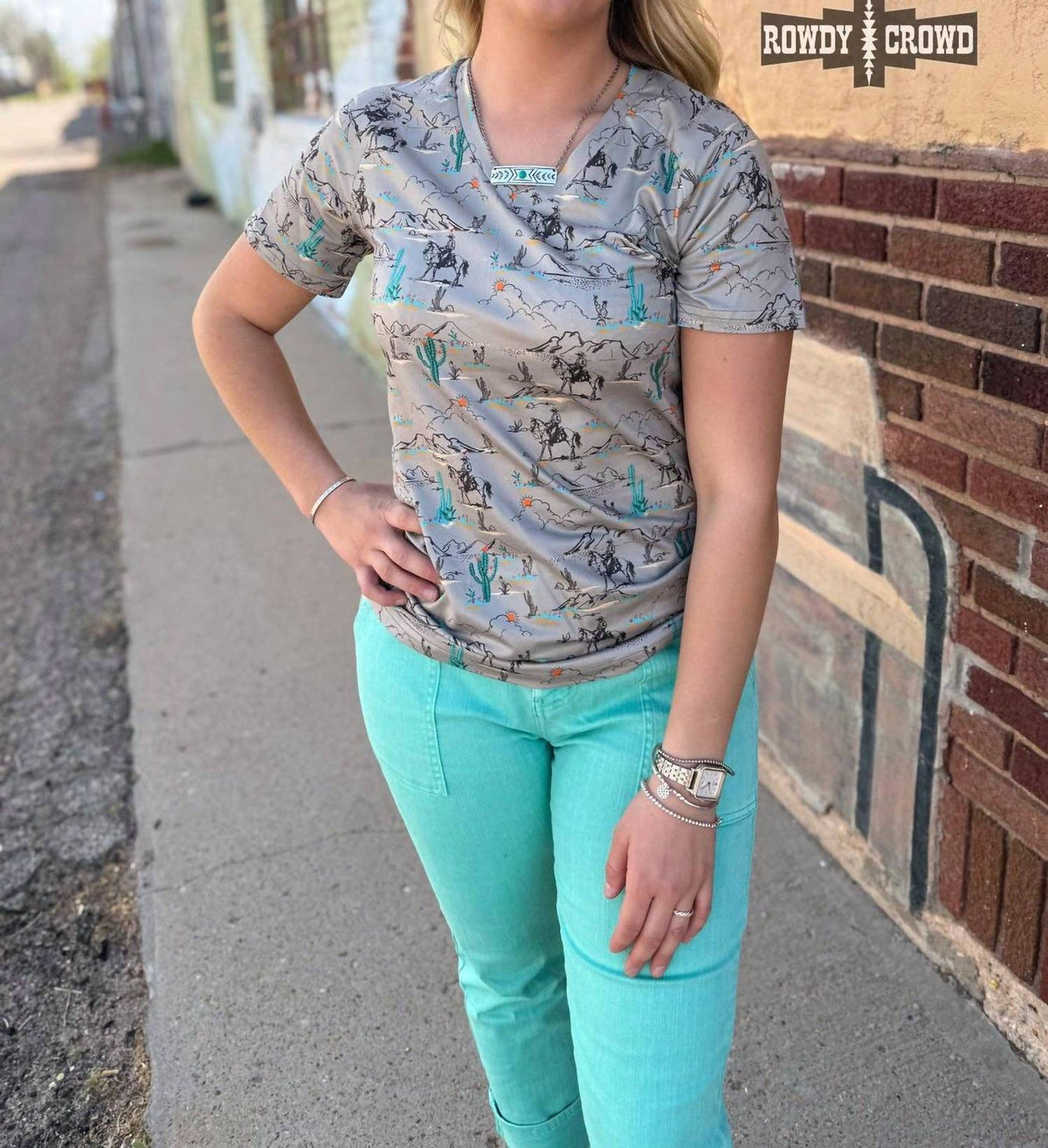 Blooming Desert Western Graphic Tee