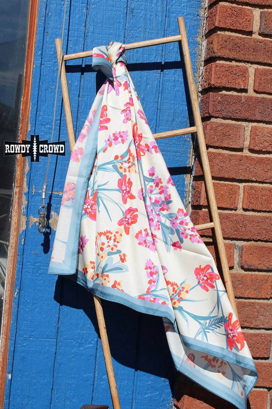 Flower Child Floral Wild Rag Scarf