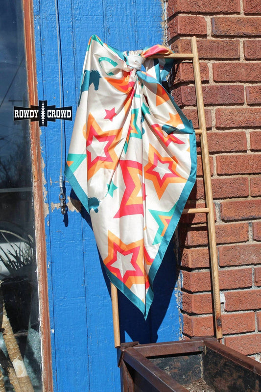 Women's Buck Off Horse & Star Wild Rag Scarf
