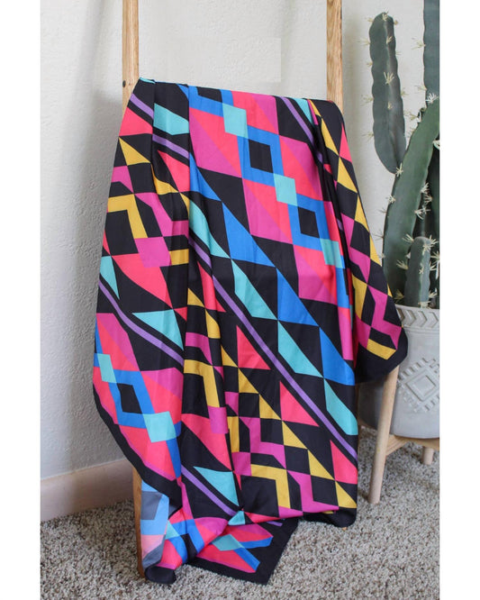 Women's Sassy Seniorita Wild Rag Western Southwestern Scarf