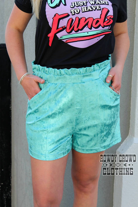 Women's Vetiver Velvet Shorts