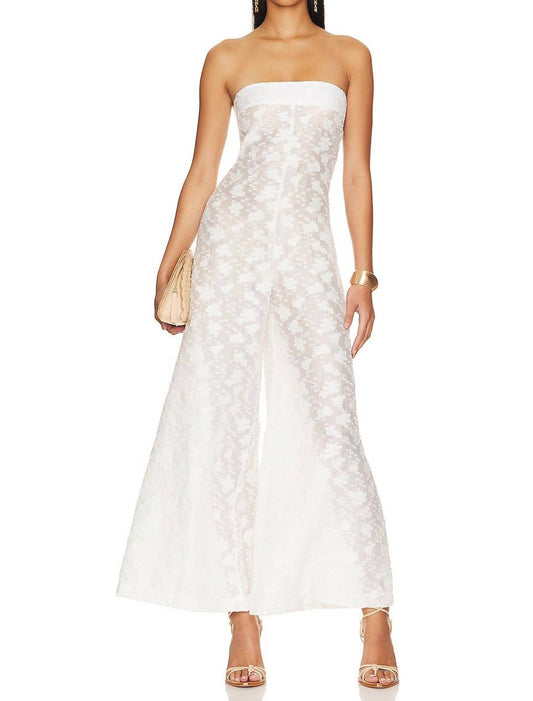Strapless Billie Jumpsuit With Lining