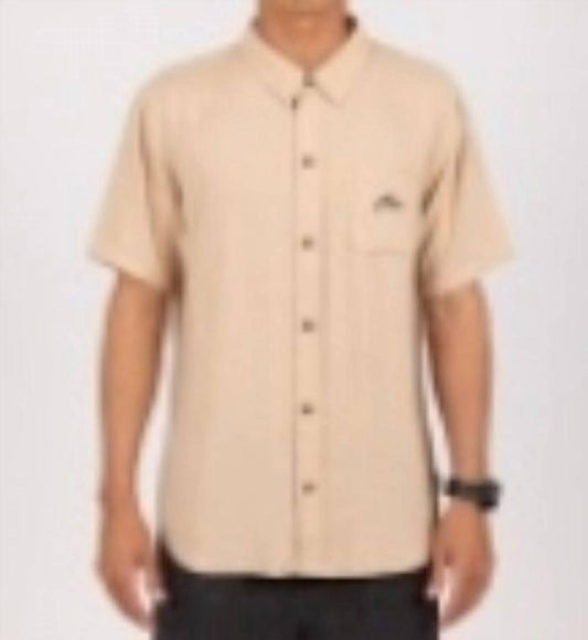 Razor Blade Short Sleeve Rayon Shirt
