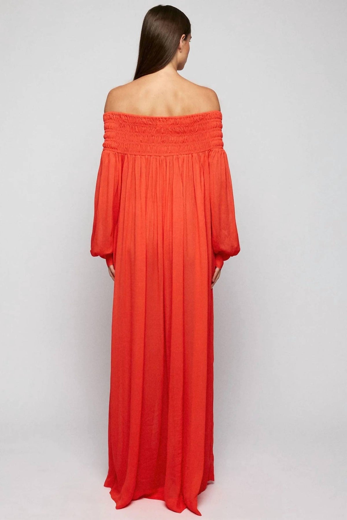 Off Shoulder Maxi Dress