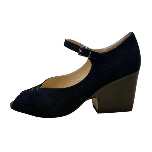 Women's Saba Peep-toe Block Heel Pumps