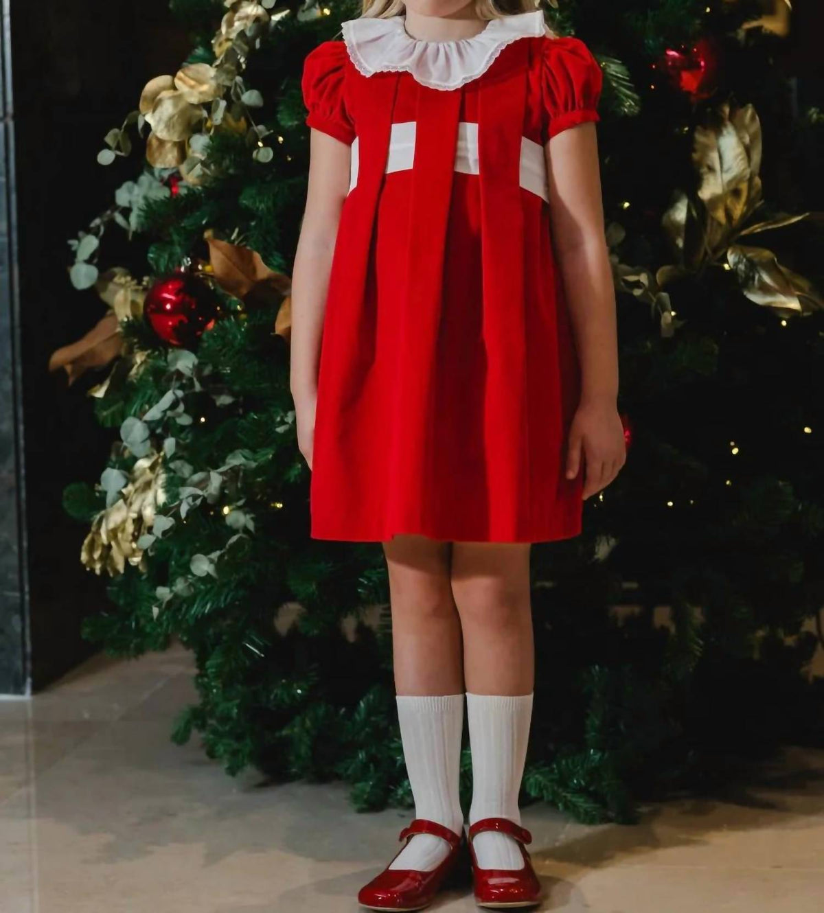 Kid's Velvet Mini Dress