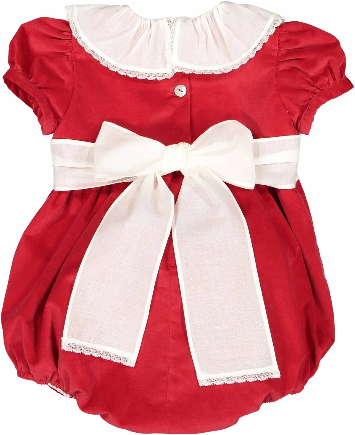 Velvet Short Sleeve Bubble