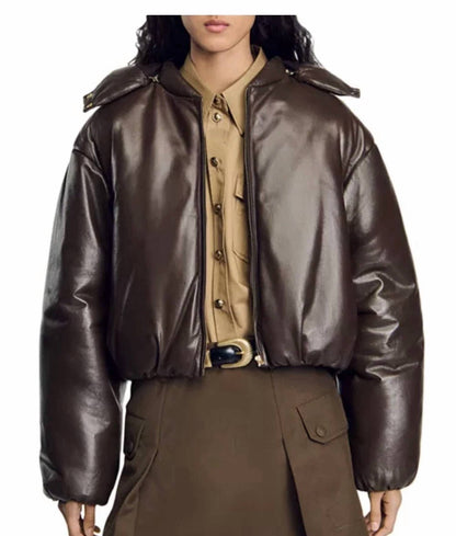 RAVEN PADDED LEATHER JACKET