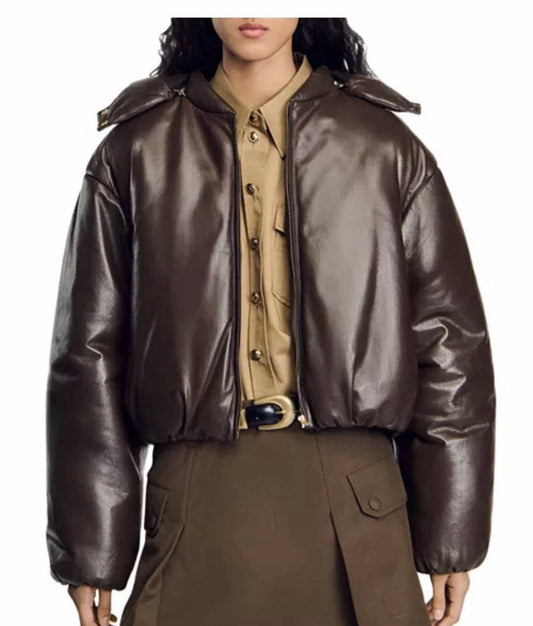 RAVEN PADDED LEATHER JACKET