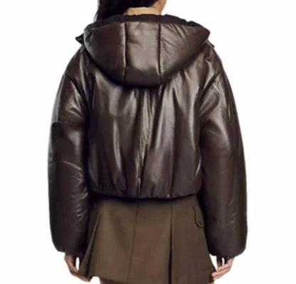 RAVEN PADDED LEATHER JACKET