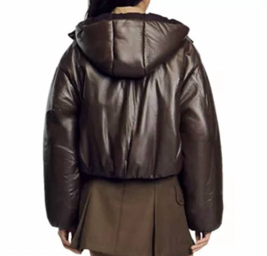 RAVEN PADDED LEATHER JACKET