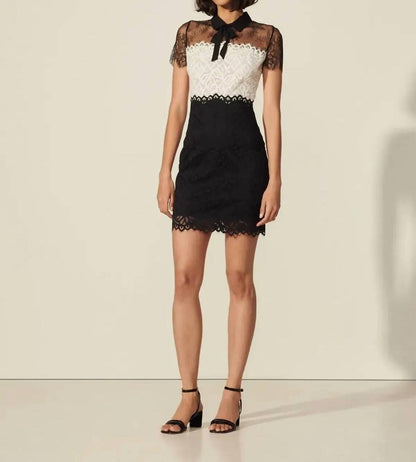 Women's Two Tone Lace Dress
