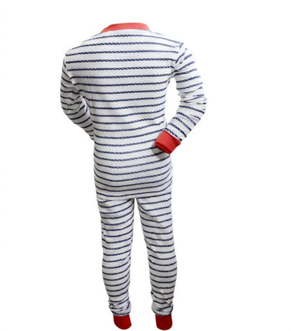 Kids Nautical Rope Stripe Crab Pj Set