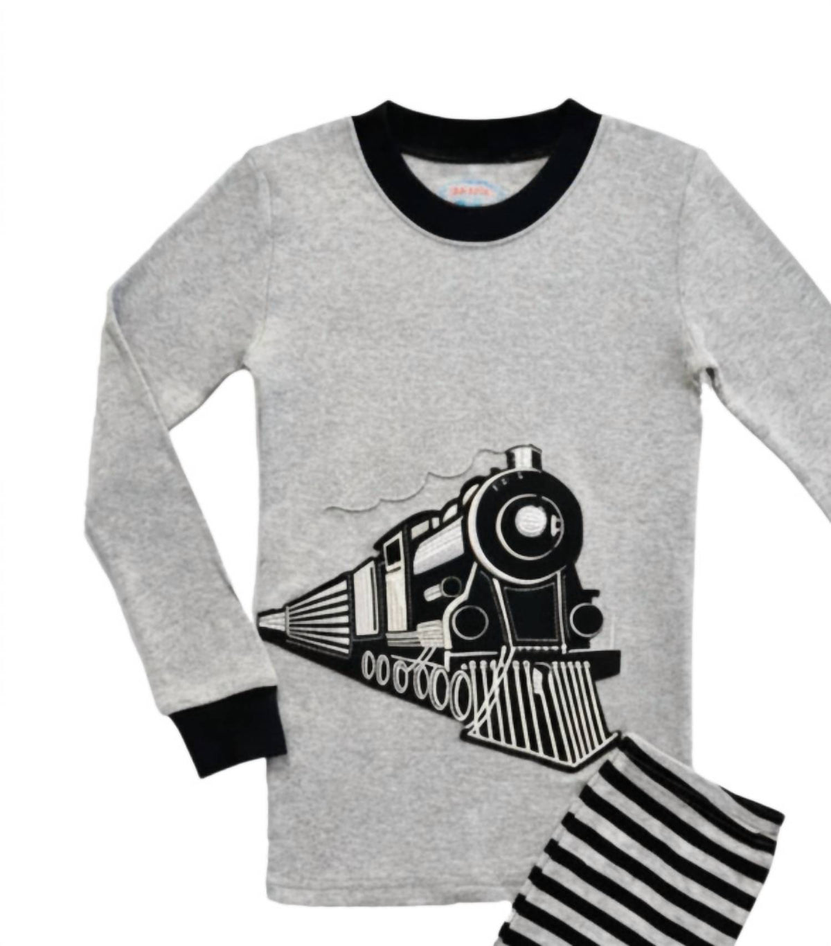Kids Train Applique Pajama