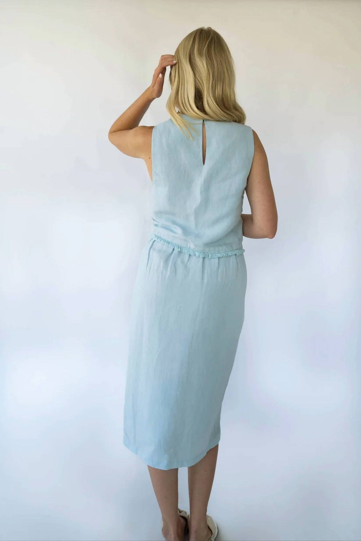 Michelle Faux Wrap Skirt