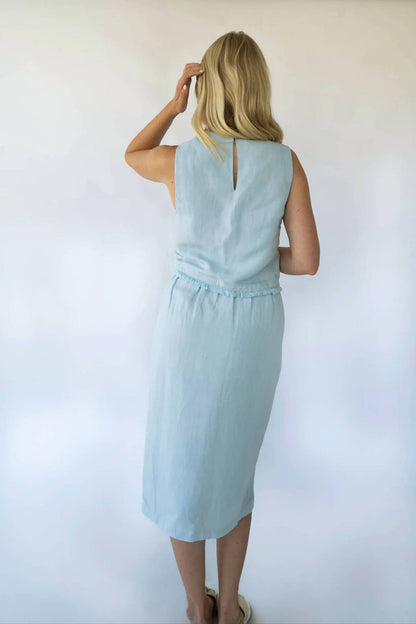 Michelle Faux Wrap Skirt