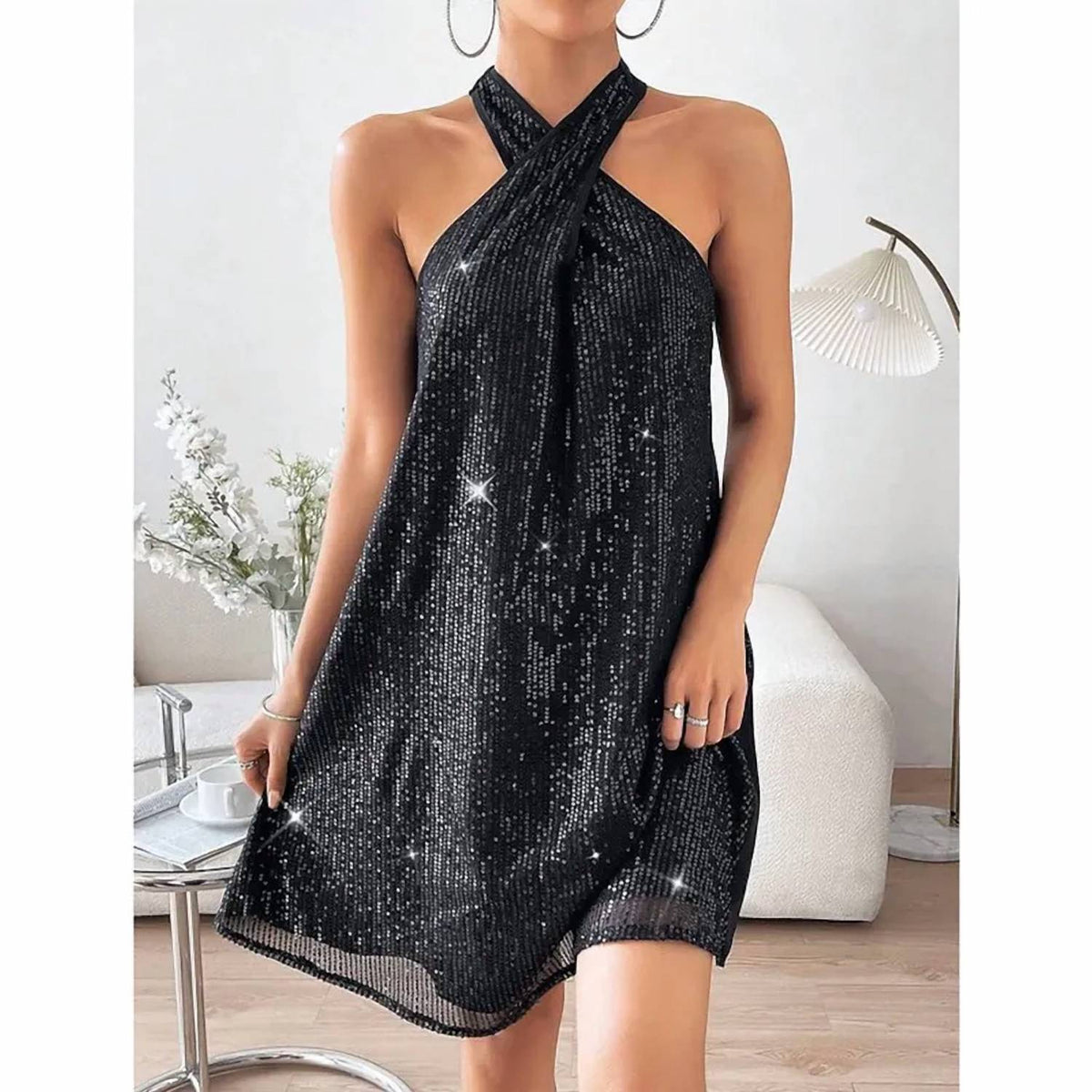 Halter Mini Dress