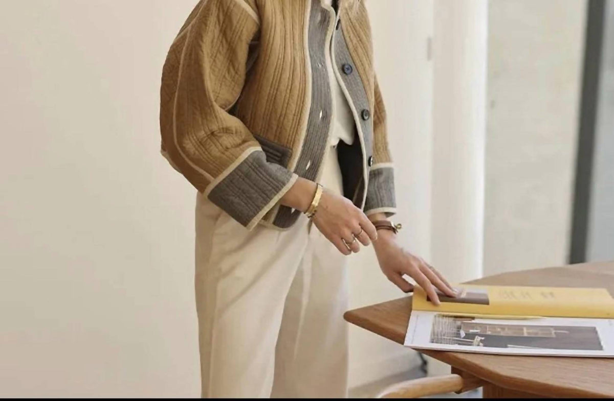 Quilt Me Crop Jacket
