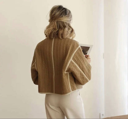 Quilt Me Crop Jacket