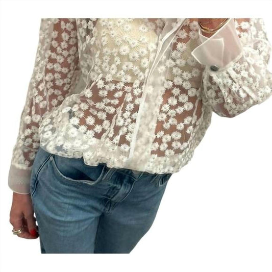 MARGUERITE DAISY LONG SLEEVE BLOUSE