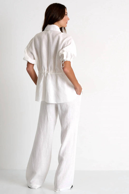 Wide Leg Linen Pants
